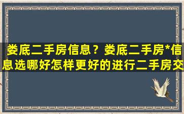 娄底二手房信息？娄底二手房*信息选哪好怎样更好的进行二手房交易插图