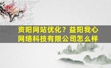 资阳网站优化？益阳我心网络科技有限*怎么样